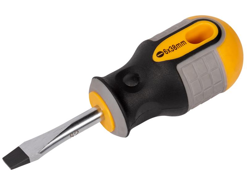 ROU22151 - Stubby Screwdriver Flared Tip 6.0 x 38mm