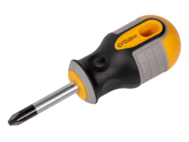 ROU22153 - Stubby Screwdriver Pozidriv Tip PZ2 x 38mm