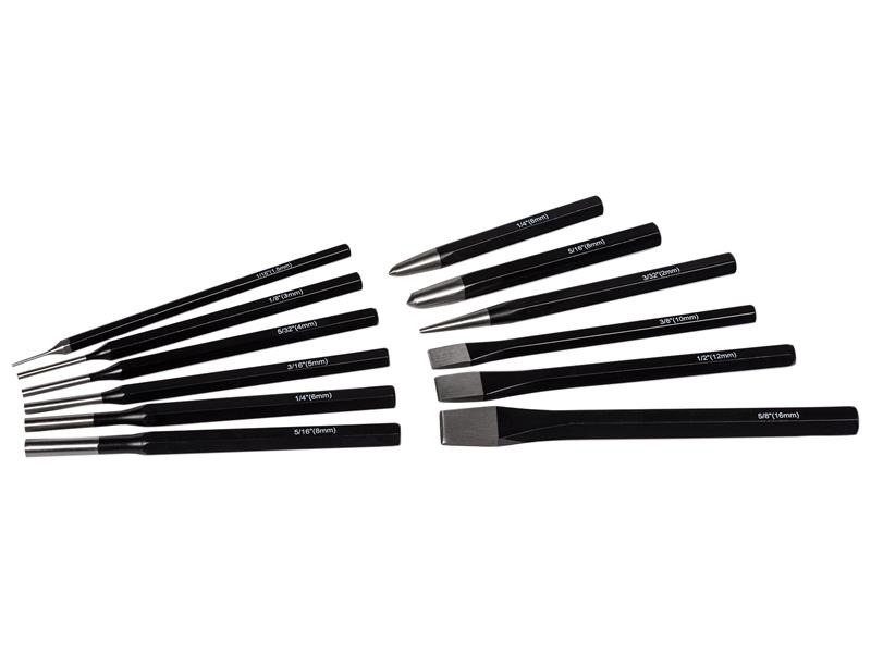 ROU31180 - Punch & Chisel Set 12 Piece