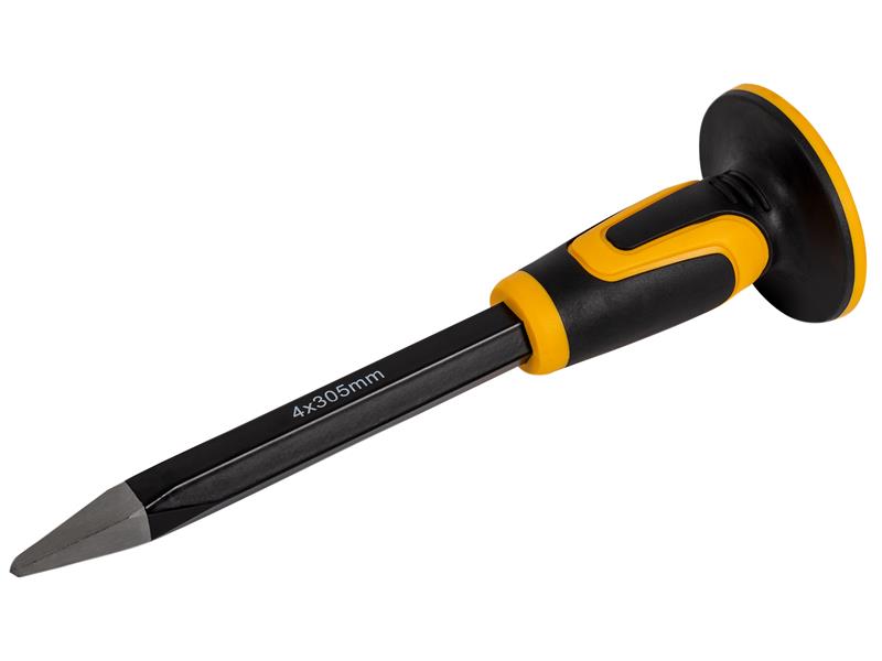 ROU31998 - Concrete Chisel With Guard 300 x 25 x 4mm Point