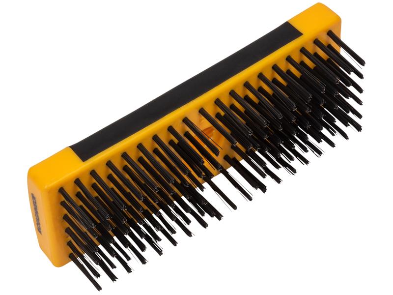 ROU52060 - Heavy-Duty Scrub Brush Soft Grip 200mm (8in) NO Handle