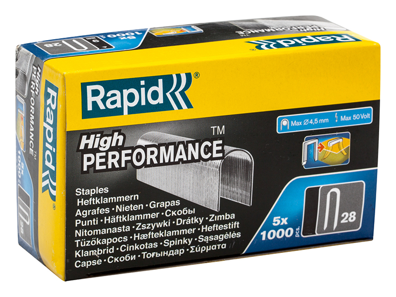 RPD2810G - 28/10 10mm DP x 5m Galvanised Staples Box 5 x 1000