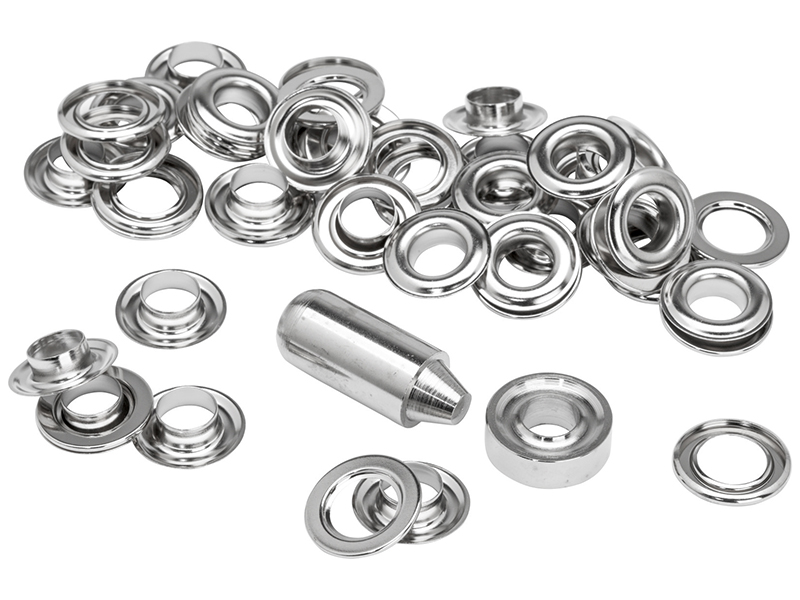 Grommets 12 x 23mm (25) + Metal 2 Piece Anvil