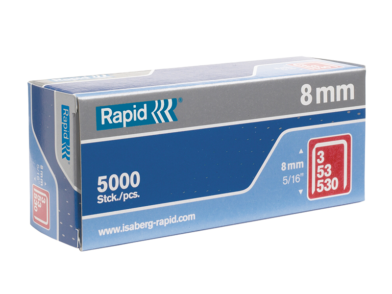 RPD538B5000 - 53/8B 8mm Galvanised Staples Box 5000