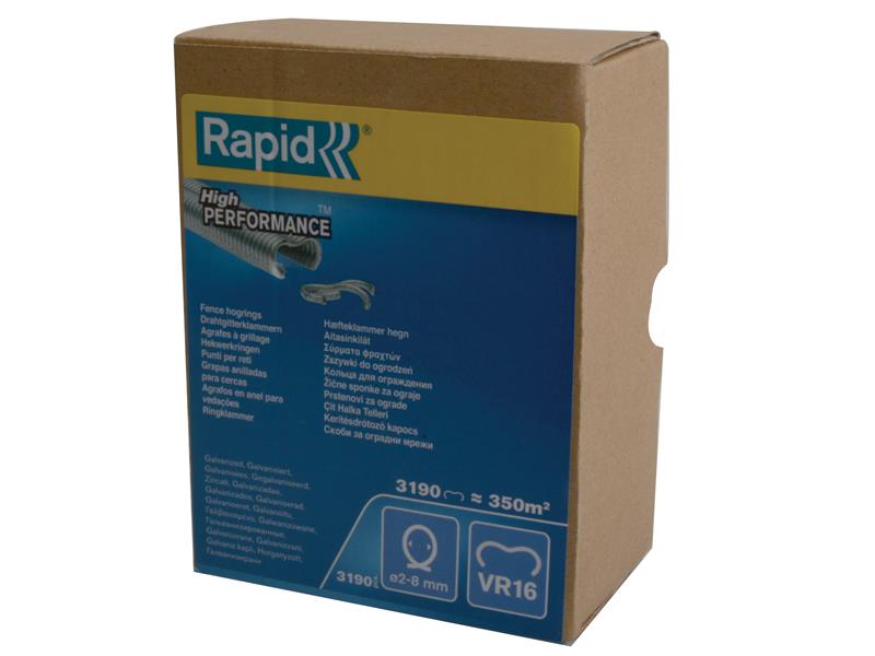RPDVR16GA319 - VR16 Fence Hog Rings Pack 3190 Galvanised Boxed