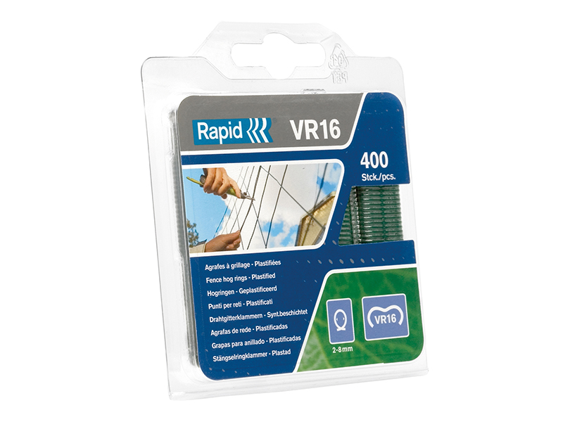 RPDVR16GR400 - VR16 Fence Hog Rings Pack 400 Green