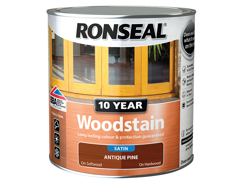 10 Year Woodstain Antique Pine 2.5 litre
