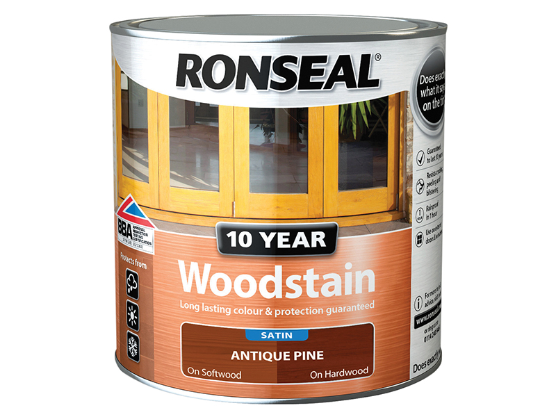 10 Year Woodstain Antique Pine 750ml