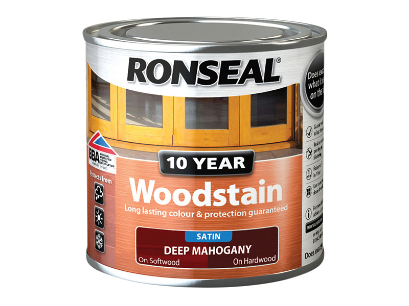 10 Year Woodstain Deep Mahogany 250ml