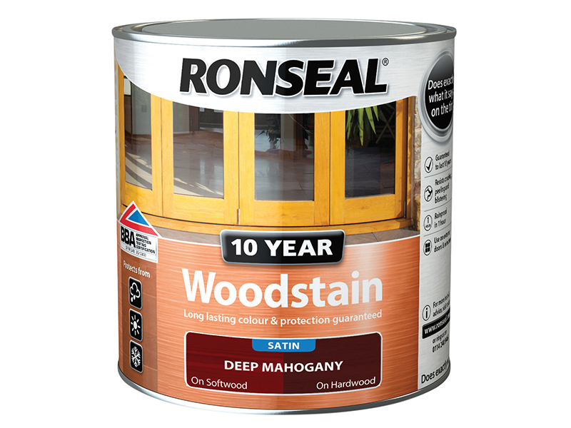 RSL10WSDM750 - 10 Year Woodstain Deep Mahogany 750ml