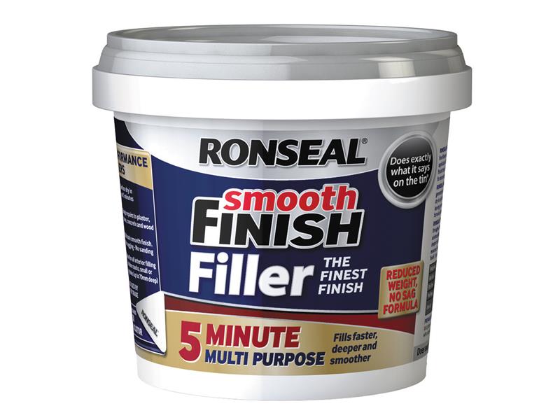 RSL5MF290ML - 5 Minute Multipurpose Smooth Finish Filler Tub 290ml