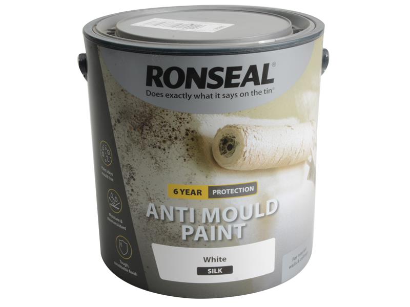 RSLAMPWS25L - 6 Year Anti Mould Paint White Silk 2.5 litre