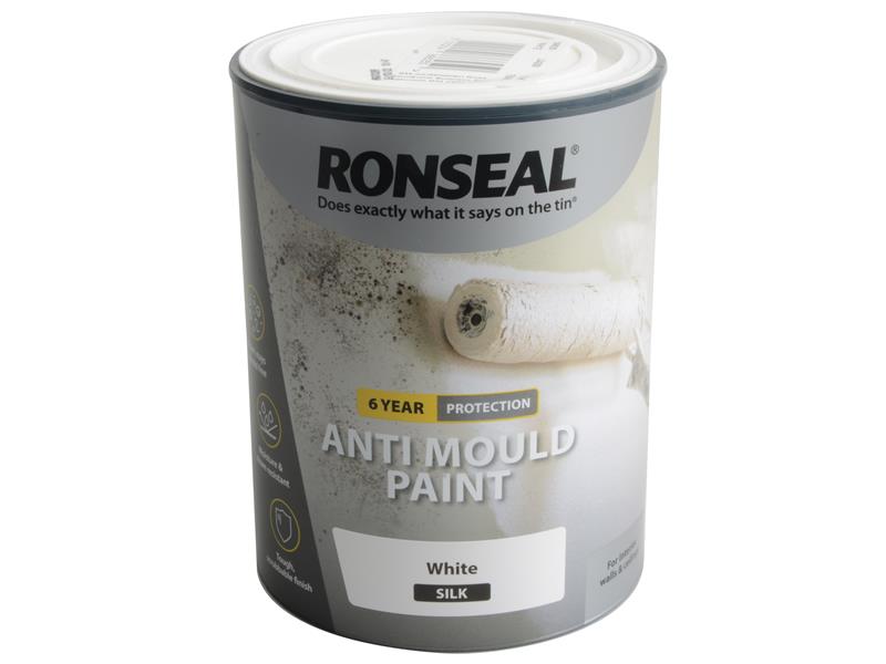 RSLAMPWS750 - 6 Year Anti Mould Paint White Silk 750ml