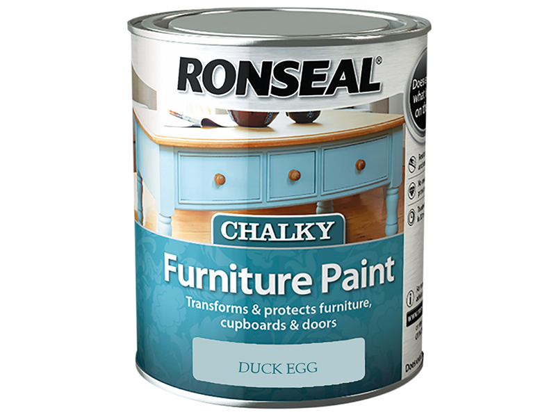 RSLCFPDE750 - Chalky Furniture Paint Duck Egg 750ml