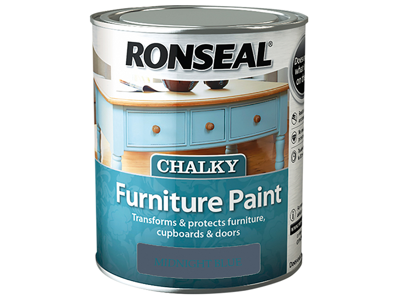RSLCFPMB750 - Chalky Furniture Paint Midnight Blue 750ml