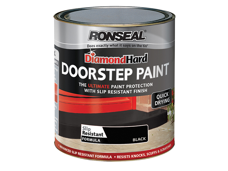 RSLDHDSPB250 - Diamond Hard Doorstep Paint Black 250ml