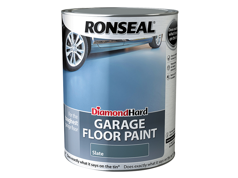 Diamond Hard Garage Floor Paint Slate 5 litre