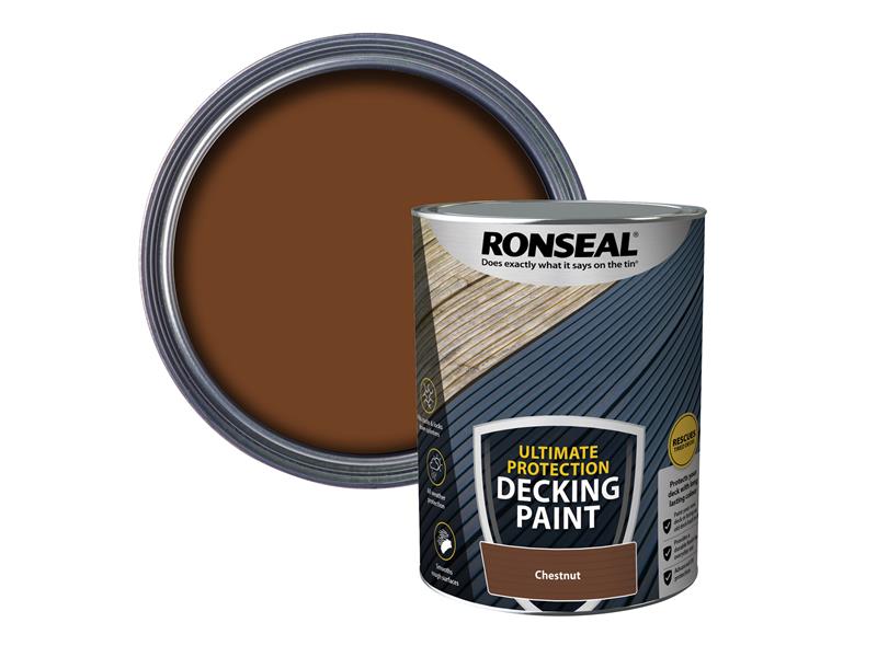 RSLDPCH5L - Ultimate Protection Decking Paint Chestnut 5 litre