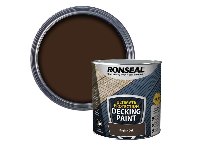 RSLDPEO25L - Ultimate Protection Decking Paint English Oak 2.5 litre