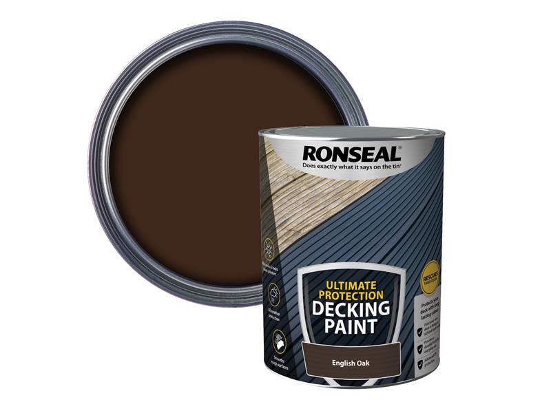 RSLDPEO5L - Ultimate Protection Decking Paint English Oak 5 litre