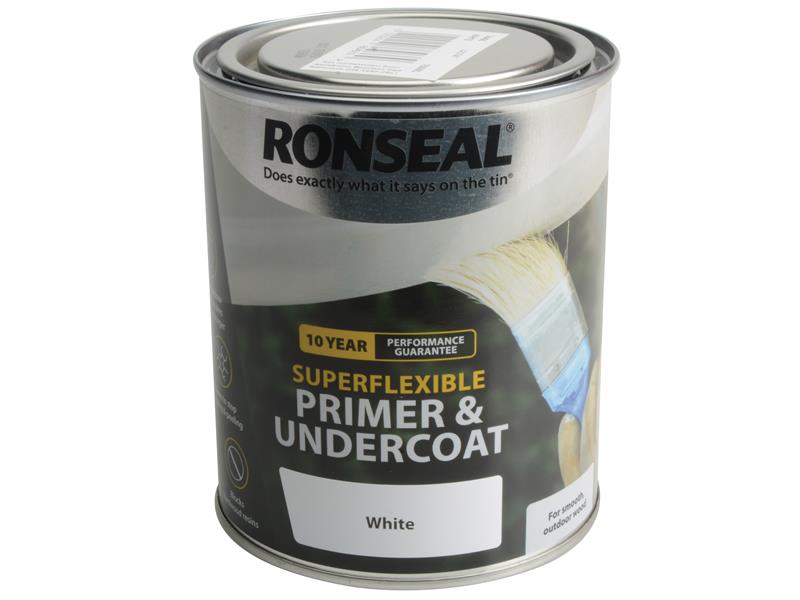 Super Flexible Wood Primer & Undercoat White 750ml