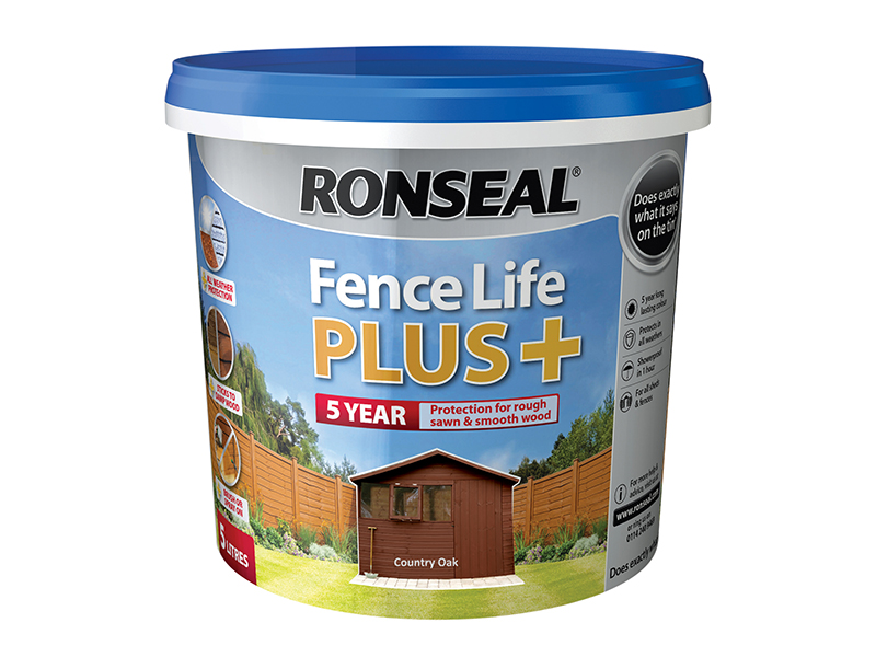 Fence Life Plus+ Country Oak 5 litre