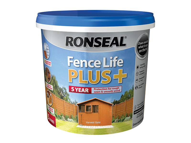 RSLFLPPHG5L - Fence Life Plus+ Harvest Gold 5 litre