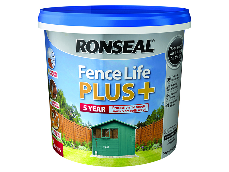 RSLFLPPTE5L - Fence Life Plus+ Teal 5 litre