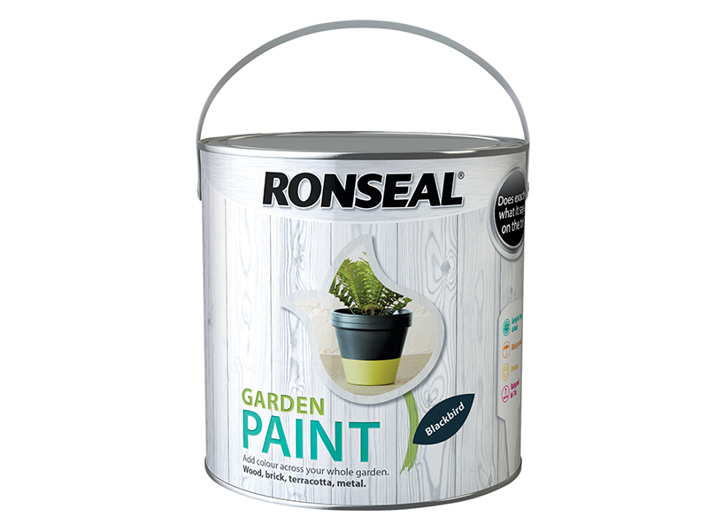 Garden Paint Black Bird 2.5 litre