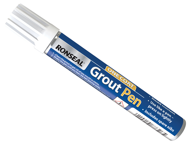 RSLGPBWH7 - One Coat Grout Pen Brilliant White 7ml