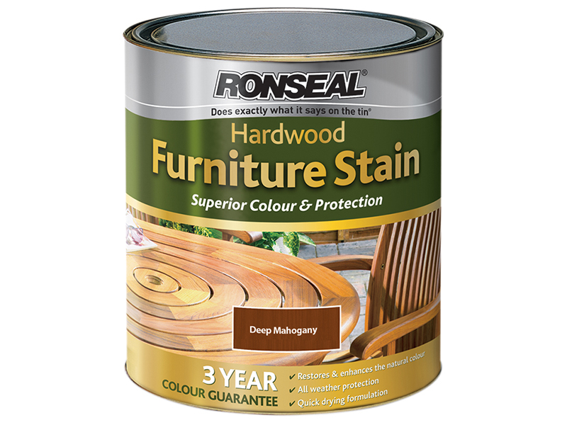RSLHWFSDM750 - Ultimate Protection Hardwood Garden Furniture Stain Deep Mahogany 750ml
