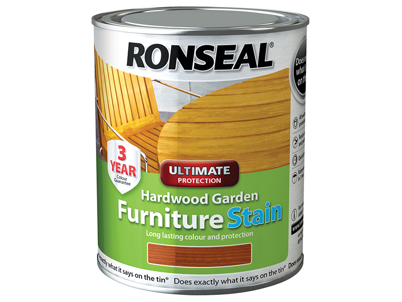RSLHWFSNC750 - Ultimate Protection Hardwood Garden Furniture Stain Natural Cedar 750ml