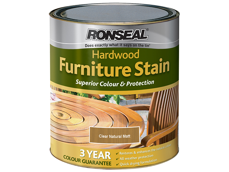 RSLHWFSNM750 - Ultimate Protection Hardwood Garden Furniture Stain Natural Matt 750ml