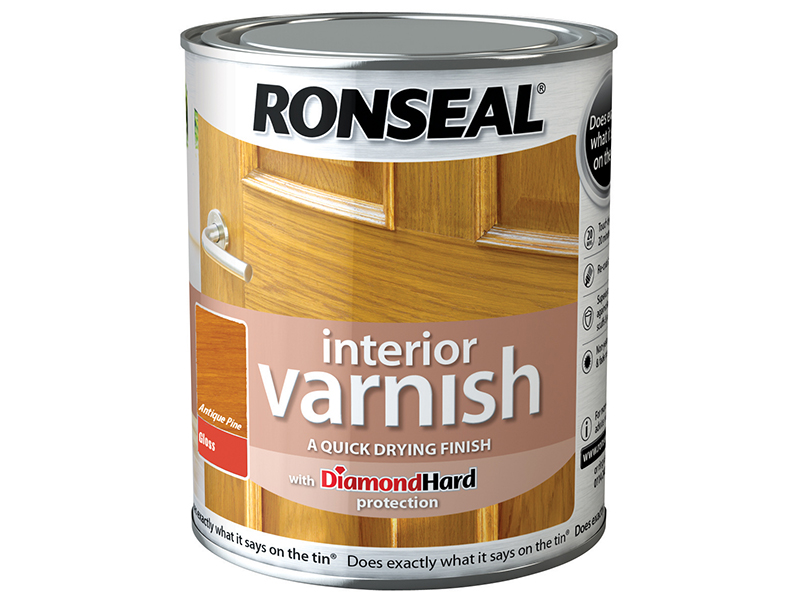 RSLINGAP250 - Interior Varnish Quick Dry Gloss Antique Pine 250ml