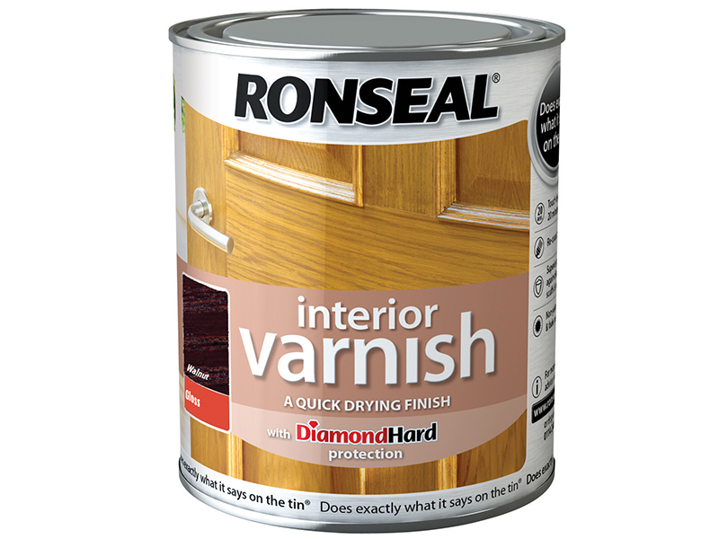 RSLINGWN250 - Interior Varnish Quick Dry Gloss Walnut 250ml