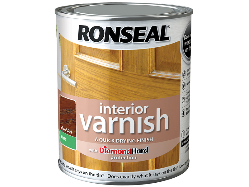 RSLIVMDO250 - Interior Varnish Quick Dry Matt Dark Oak 250ml
