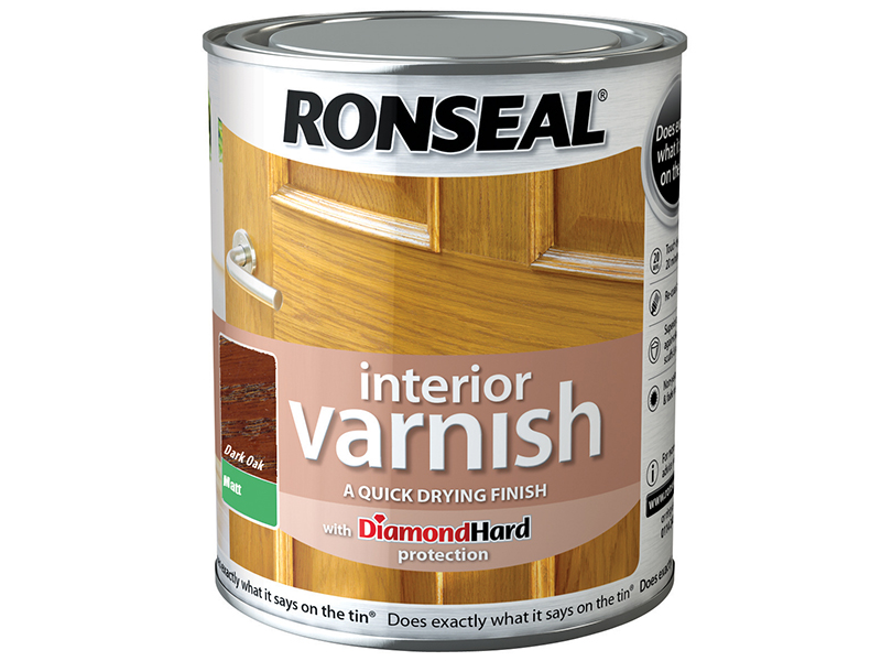 RSLIVMDO750 - Interior Varnish Quick Dry Matt Dark Oak 750ml