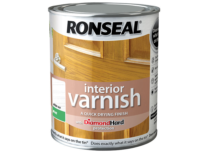 RSLIVMWA750 - Interior Varnish Quick Dry Matt White Ash 750ml