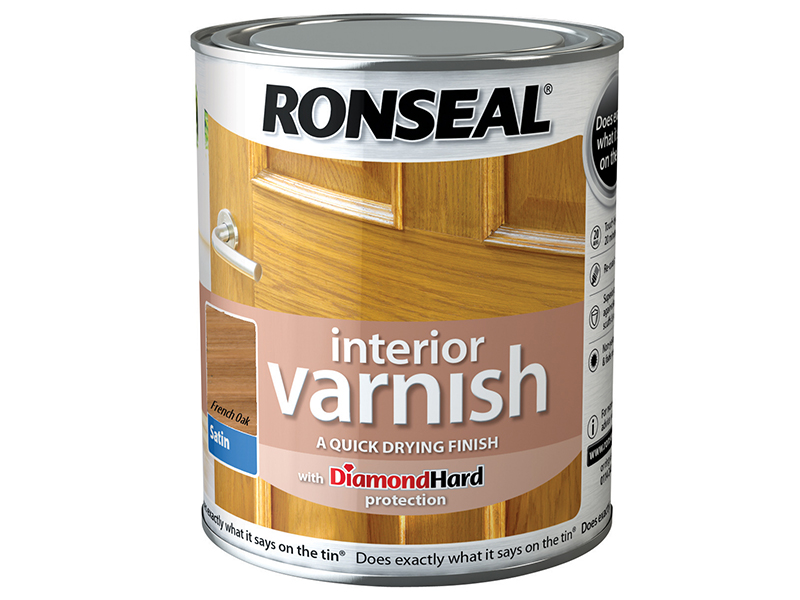 RSLIVSFO750 - Interior Varnish Quick Dry Satin French Oak 750ml