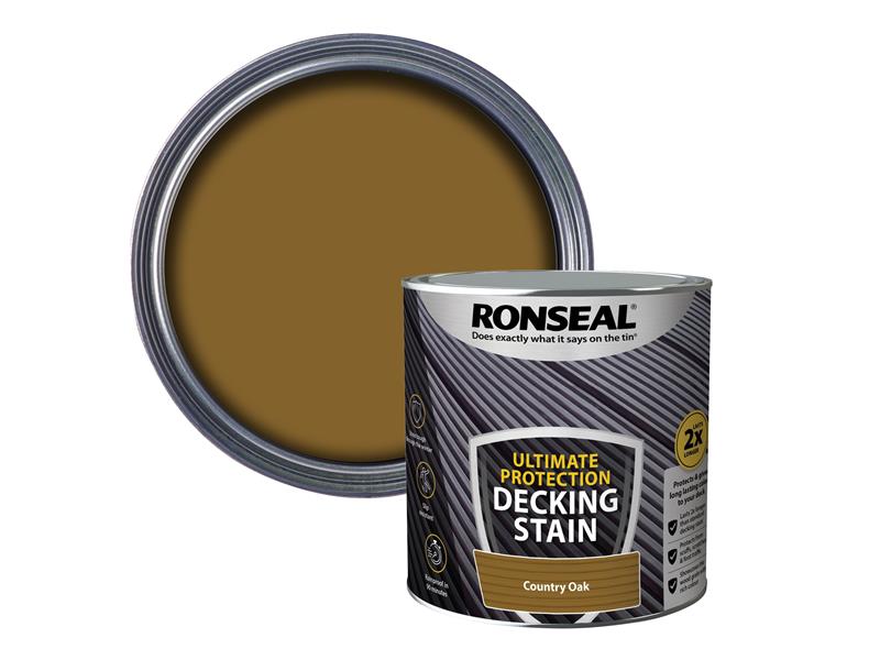 RSLNUDSCO25L - Ultimate Protection Decking Stain Country Oak 2.5 litre