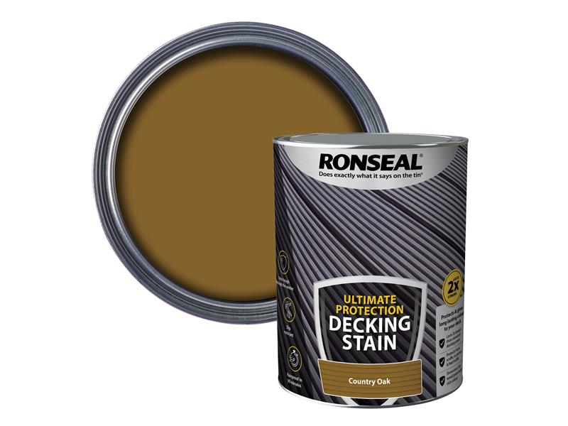 RSLNUDSCO5L - Ultimate Protection Decking Stain Country Oak 5 litre