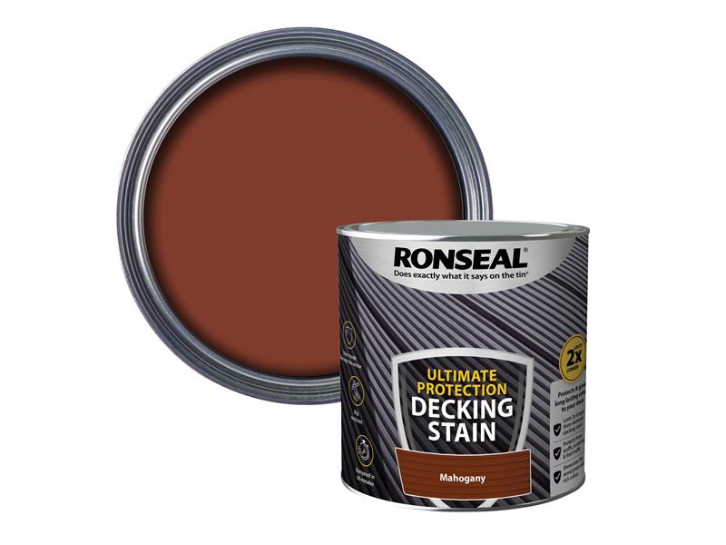 RSLNUDSRM25L - Ultimate Protection Decking Stain Rich Mahogany 2.5 litre