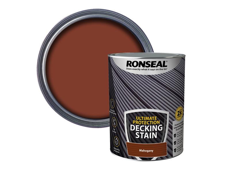 RSLNUDSRM5L - Ultimate Protection Decking Stain Rich Mahogany 5 litre
