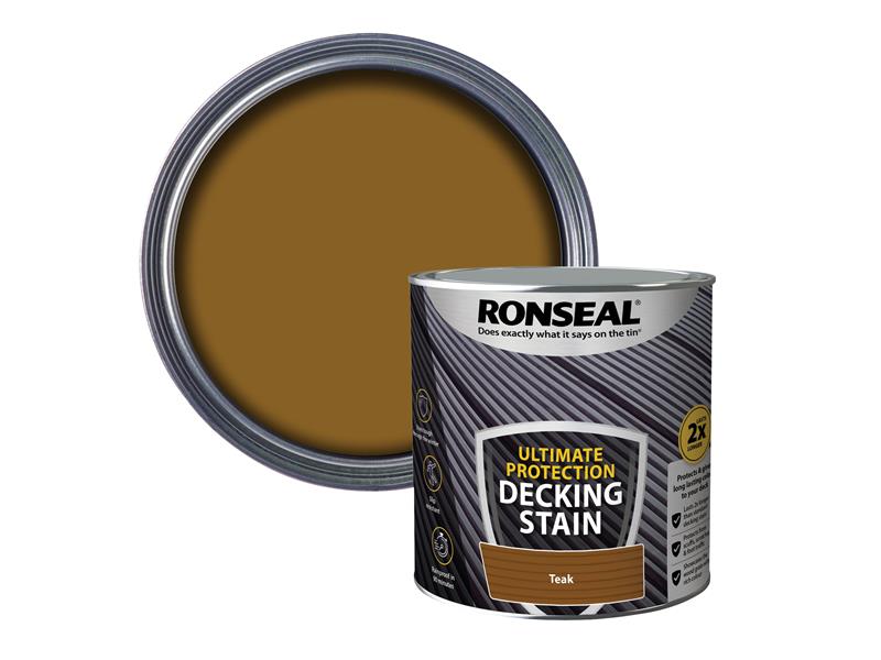 RSLNUDSRT5L - Ultimate Protection Decking Stain Rich Teak 5 litre