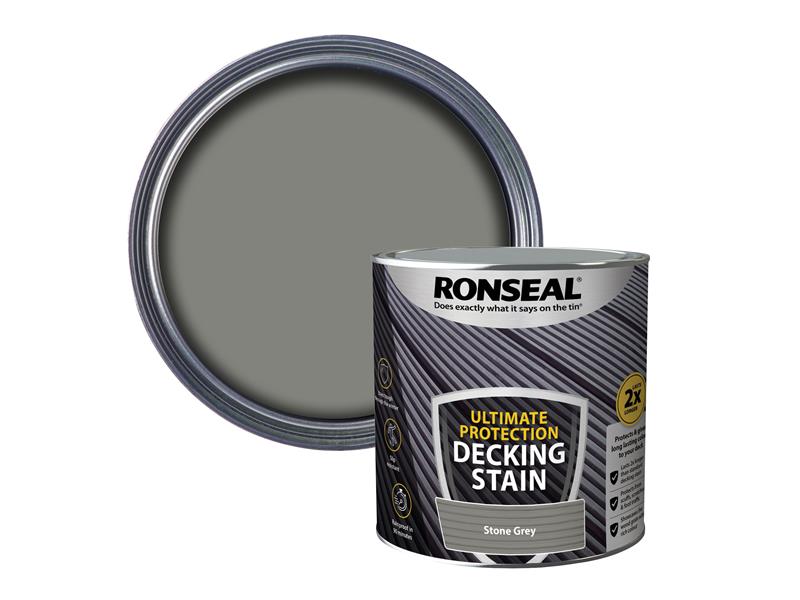 Ultimate Protection Decking Stain Stone Grey 2.5 litre