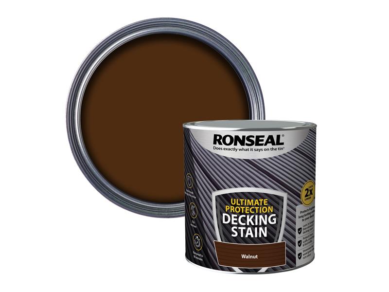 RSLNUDSWN25L - Ultimate Protection Decking Stain Walnut 2.5 litre