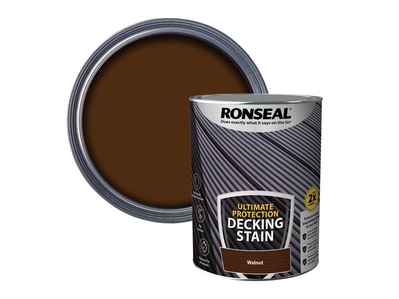 RSLNUDSWN5L - Ultimate Protection Decking Stain Walnut 5 litre