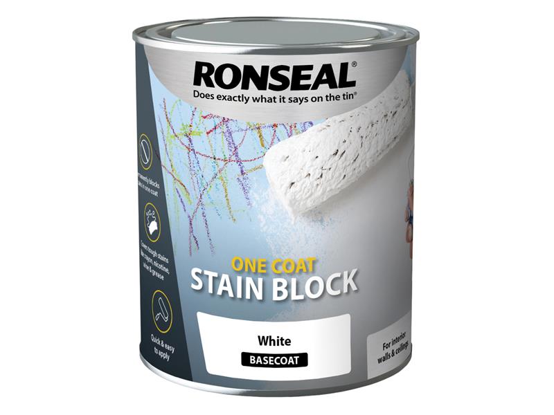 RSLOCSBW750 - One Coat Stain Block White 750ml