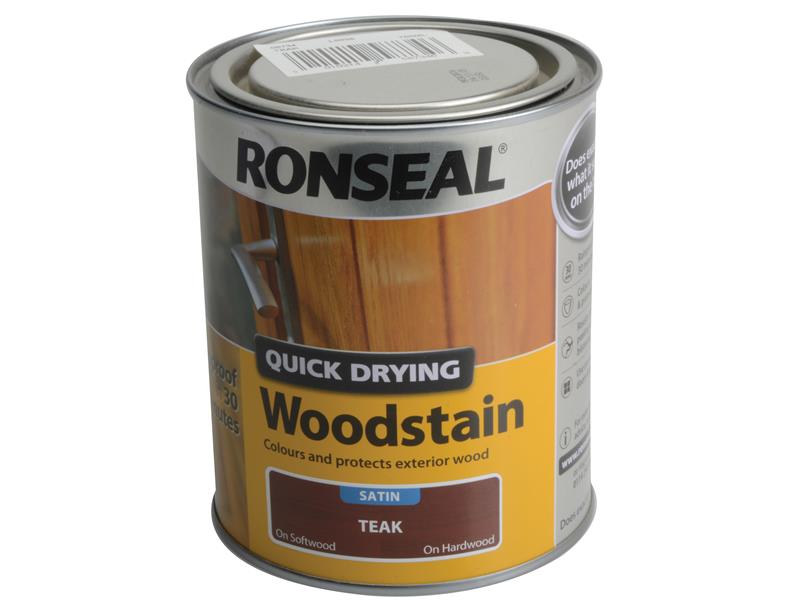 RSLQDWST750 - Quick Drying Woodstain Satin Teak 750ml
