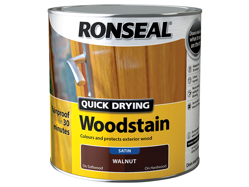 RSLQDWSW250 - Quick Drying Woodstain Satin Walnut 250ml